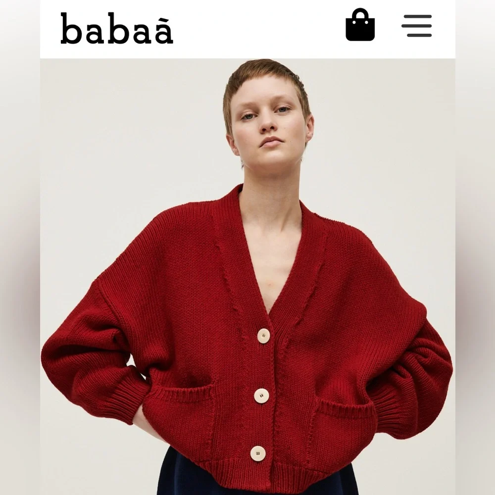 Babaa cardigan no. 22 in Persephone - Picture 2 of 8